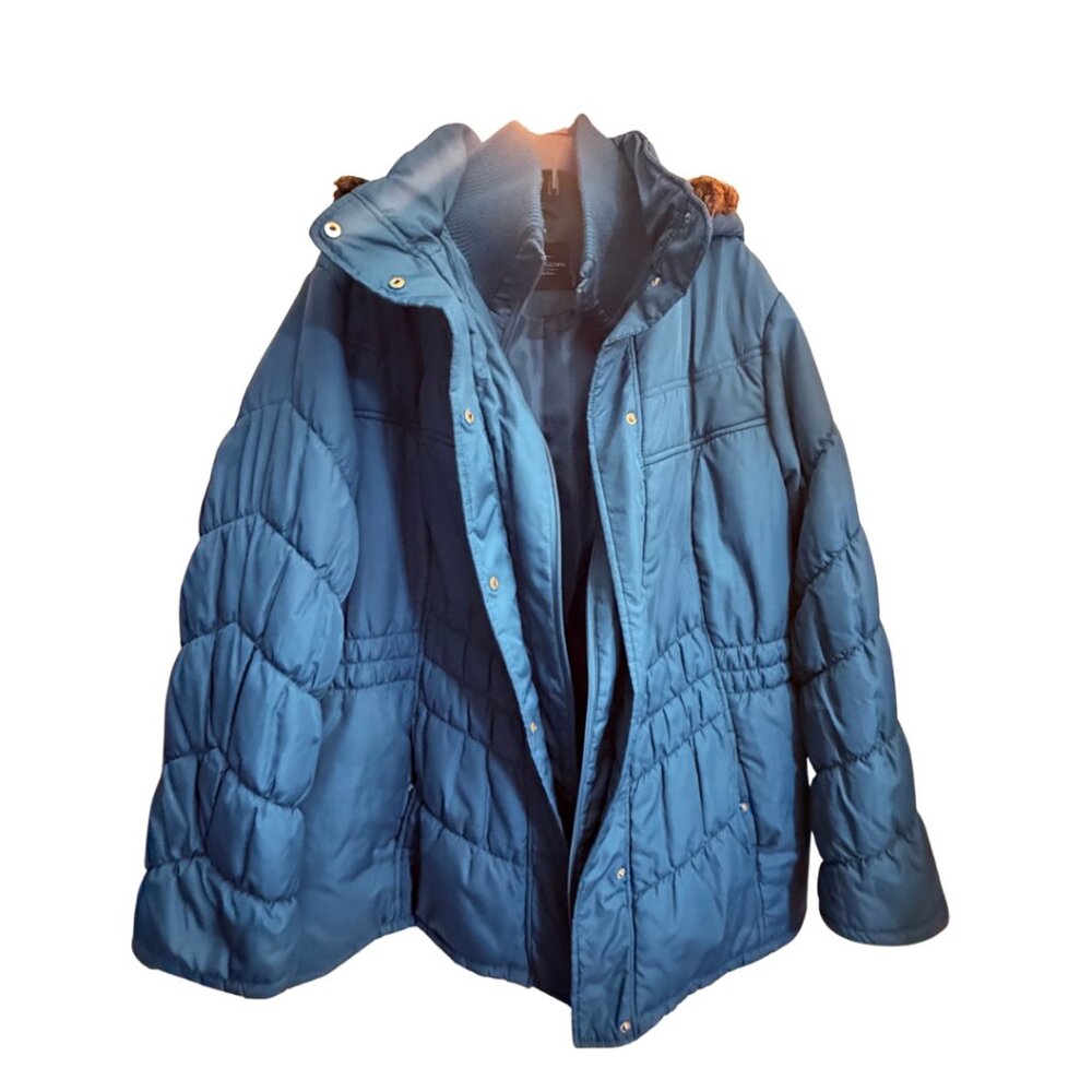 Faded Glory Teal Winter Jacket - Size 3X
